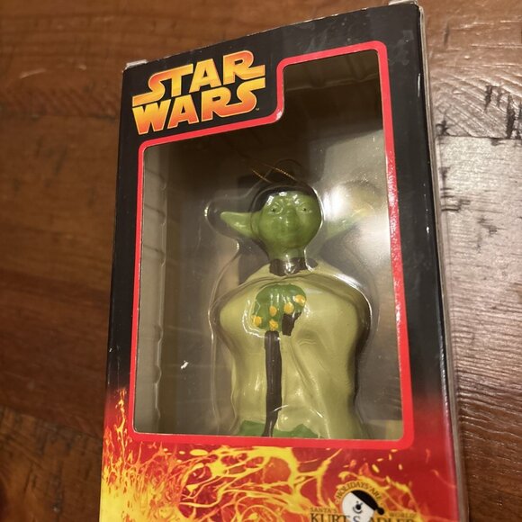 2005 Star Wars Yoda Holiday Ornament Kurt S Adler NIP U26 - Picture 3 of 6